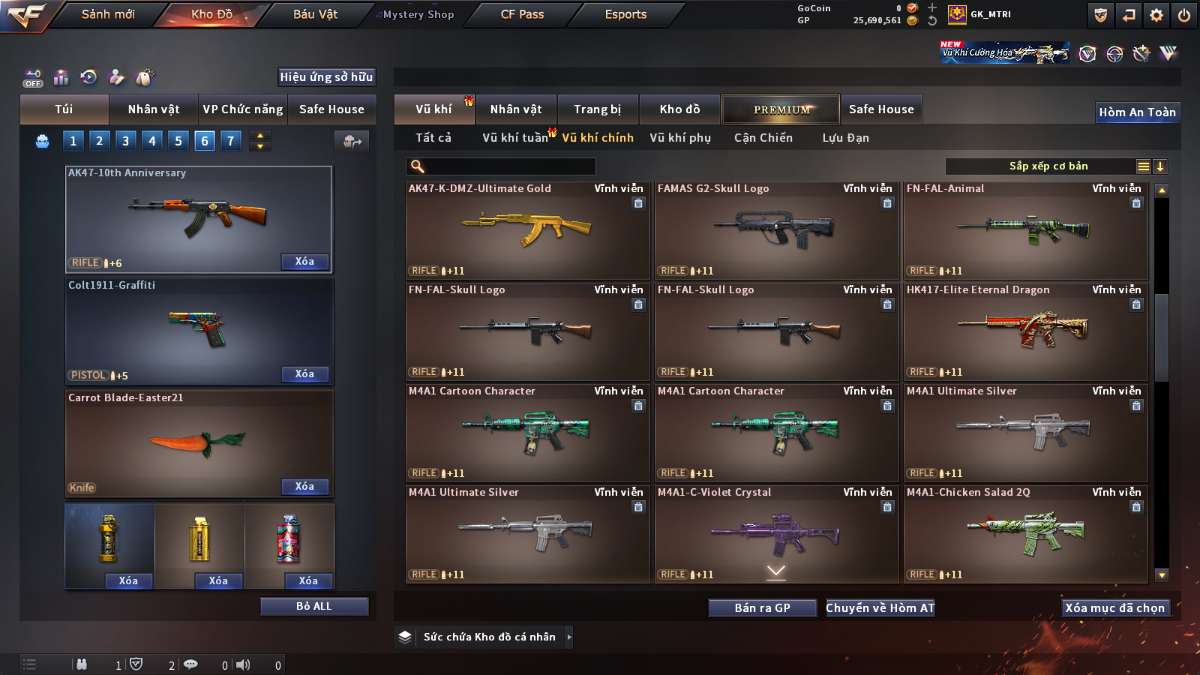 shop acc cf uy tin gia re